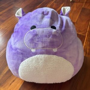 Squishmallows Original 14 inch Zelma the Purple Textured Hippo